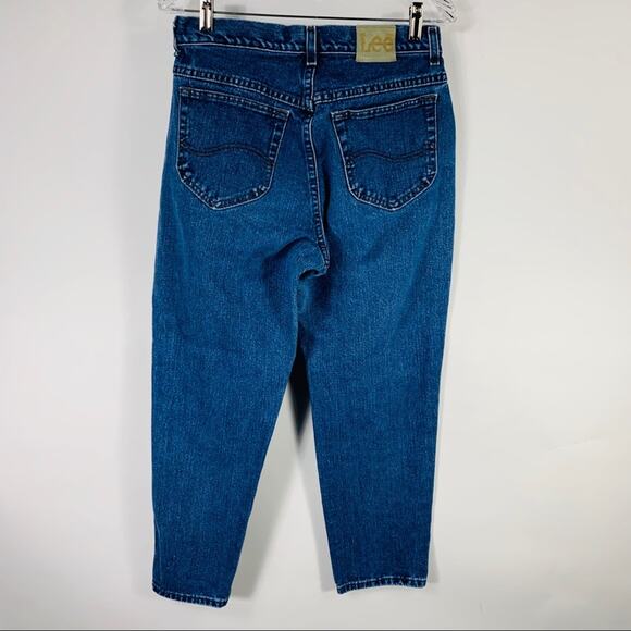 Vintage Lee Mom Hi Waist Jeans  Sz 12 P 31” waist - Picture 3 of 6